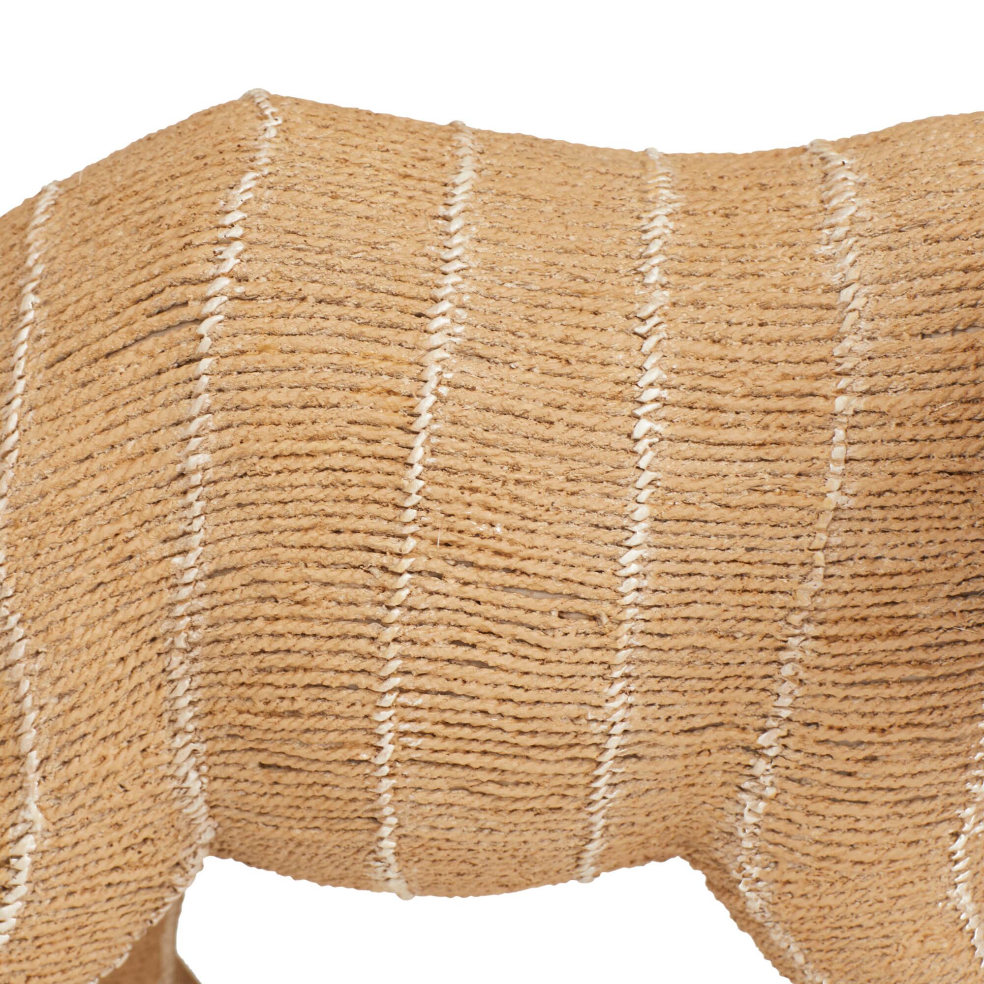 Beige Polystone Transitional Sculpture, 11" x 9" x 15"